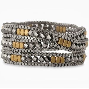 🐠 STELLA&DOT Gold and Silver Multi-Layer Bracelet